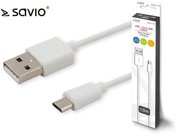 Elmak USB - micro USB cable 2.1A, 1m SAVIO CL-123