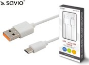 Elmak USB - micro USB cable Quick Charge, 5A, 1m SAVIO CL-127