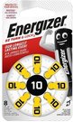 Energizer Hearing Aid Batteries Size 10 65mAh (6x 8 Pieces)