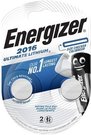 Energizer Ultimate Lithium Button Cell Battery 3V CR2016 (10x 2 Pieces)