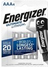 Energizer Ultimate Lithium Penlite FR03 AAA (12x 4 Pieces)