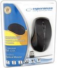 Esperanza Wireless Optical Mouse EM101K USB, 2,4 GHz, NANO receiver