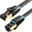 Ethernet RJ45 Flat Network Cable Vention IKCBG, Cat.8, U/FTP, 1.5m (Black)