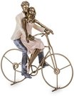 Figūrėlė Pora ant dviračio polirezininė 25,5x25x13 cm 134134
