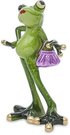 Figūrėlė varlė su rankine polirezin. 15x10x5 cm 127602