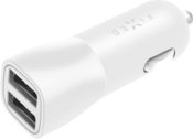 FIXED Dual USB Car Charger 15W, White