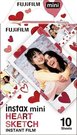 Fujifilm Instax Mini 1x10 Heart Sketch