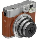 Fujifilm Instax Mini 90 Neo Classic (Rudas) + 10 Fotoplokštelių