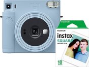 Momentinis fotoaparatas instax SQUARE SQ1 GLACIER BLUE+instax SQUARE glossy (10pl)