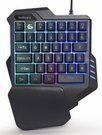 Gembird 2-in-1 backlight USB gaming desktop kit GGS-IVAR-TWIN  Keyboard and Mouse Set, Wired, Mouse included, US, Black