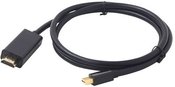 Gembird Cable Mini DisplayPort to HDMI 1.8 m, Black, HDMI, Mini DisplayPort
