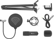 Genesis Gaming Microphone Radium 300 Black, Wired