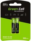 Green Cell Rechargeable Batteries 2x AAA HR03 950mAh