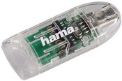 Hama USB 2.0 Card Reader 8in1 SD/microSD transparent 91092