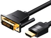 HDMI to DVI Cable 3m Vention ABFBI (Black)