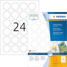 Herma Removable Round Labels 40 100 Sheet DIN A4 2400 pcs. 4476
