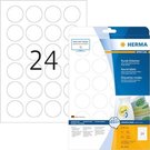 Herma Removable Round Labels 40 25 Sheets DIN A4 600 pcs. 5066