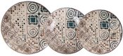 Indų rinkinys 12 vnt. 4-iems asmenims porcelian. Creta La Mediterran LM-CRE26140