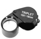 Jewelry Magnifier Triplet 15x 18mm