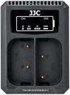 JJC Olympus DCH BLX1 USB Dubbele Batterijlader (Olympus OM System BCX 1)
