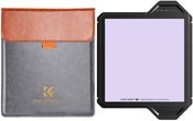 K&F 100*100*2mm Anti-light Pollution Square Filter with Protective Frame, HD Optical Glass Waterproof
