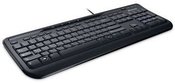 Microsoft Wired Keyboard 600 USB Port English International Europe 1 License Black