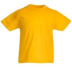 Kids T-shirt with your photo, the words, yellow