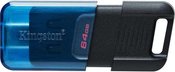 Kingston DataTraveler 80 M 64 GB, USB-C, Black
