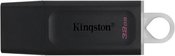 Kingston DataTraveler Exodia USB Flash Drive 32 GB, USB 3.2 Gen 1, Black/Grey, Protective Cap, Large loop