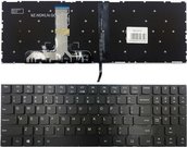 Klaviatūra Lenovo: Legion Y520, Y520-15Ikb, Y720-15Ikb, R720 R720-15Ikb su baltu pašvietimu
