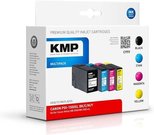 KMP C99V Multipack BK/C/M/Y compatible w. Canon PGI-1500 XL