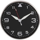 Laikrodis sieninis juodos spl. d 35 cm arabiškais skaičiais W7423 viddop