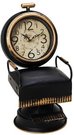 Laikrodis Vintažinė barzdaskučio kėdė 24x12.5x18 cm W2869 viddop