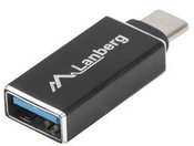 Lanberg Adapter USB CM - AF 3.1 black