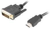 Lanberg Cable HDMI(M)-DVI-D(M) DUAL LINK 3 M black