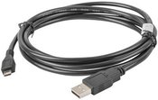 Lanberg Cable USB 2.0 micro AM-MBM5P 1.8M black