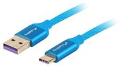 Lanberg Cable USB CM - AM 2.0 1m blue 5A, full copper