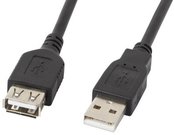 Lanberg Extension cable USB 2.0 AM-AF black 5M