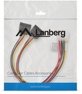 Lanberg Power cable Molex - SATA x2 M/F 30cm