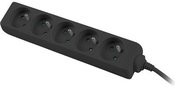 Lanberg Power strip 1.5m, black, 5 sockets, cable made of solid copper
