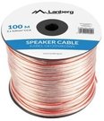 Lanberg Speaker cable 2x4.0mm2 100m transparent
