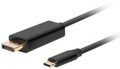 Lanberg USB-C to DisplayPort Cable, 1.8 m 4K/60Hz, Black