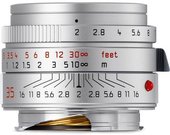 Leica Summicron-M 35mm f/2 ASPH Lens (Silver)