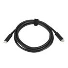 Lenovo 4X90Q59480 USB-C to USB-C Black, Cable, 2 m
