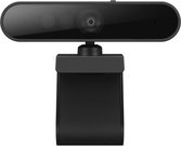 Lenovo Webcam 500 FHD Black, Pixel perfect high definition FHD 1080P video with 1/2.9 inch RGB sensor size. Effortless automatic login with facial recognition technology. Two integrated mics capture clear audio from every angle. Wide view 95 lense plus 360 pan/tilt controls. Premium quality internal slicing privacy shutter. Type C to A connections support any PC or notebook. Windows Hello 4. Extra long 1.8m replaceable cable.