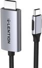 Lention USB-C to 4K60Hz HDMI cable, 3m (gray)