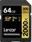 LEXAR PRO 2000X SDHC/SDXC UHS-II U3(V90) R300/W260 (W/O CARDREADER) 64GB