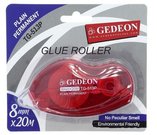 Glue roller tape GED TG-513P Plain Permanent 8mm x 20M