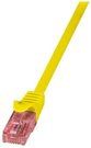 Logilink Patch Cable CQ2017U Cat 6, U/UTP, Yellow, 0.25 m