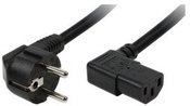 LogiLink Power cord with Schuko male to IEC-C13 female